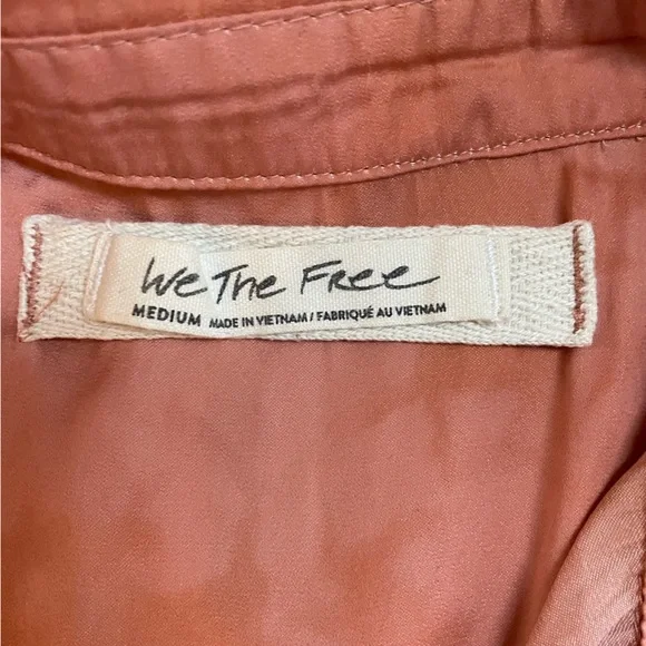 We The Free Pink Button Down Shirt - Picture 6 of 8